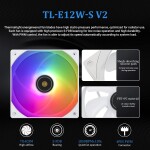 Refrigeración Líquida - Thermalright Frozen Prism 240 - White - Radiador 240mm - 2 Fans 120mm - AMD AM4/AM5 | Intel LGA 1700/1851 - Imagen 5