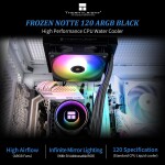Refrigeración Líquida - Thermalright Frozen Notte 120 - Black - Radiador 120mm - 1 Fans 120mm - AMD AM4/AM5 | Intel LGA 1700/1851 - Imagen 3