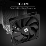 Disipador - Thermalright Burst Assassin 120 SE - Black - Radiador N/Dmm - 1 Fans 120mm - AMD AM4/AM5 | Intel LGA 1700/1851 - Imagen 5