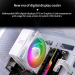 Disipador - Thermalright Assassin X 120R Digital - White - Radiador N/Dmm - 1 Fans 120mm - AMD AM4/AM5 | Intel LGA 1700/1851 - Imagen 5