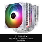 Disipador - Thermalright Peerless Assassin 120 SE - White - Radiador N/D - 2 Fans 120mm - AMD AM4/AM5 | Intel LGA 1700/1851 - Imagen 4