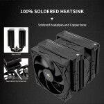Disipador CPU - Thermalright Royal Pretor 130 - Black - Dual Tower - AMD AM4/AM5 | Intel LGA 1700/1851 - Imagen 5