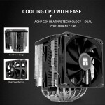 Disipador - Thermalright Peerless Assassin 120 Digital - Black - Radiador N/D - 2 Fans 120mm - AMD AM4/AM5 | Intel LGA 1700/1851 - Imagen 4