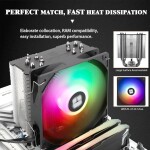 Disipador - Thermalright Burst Assassin 120 SE - Black - Radiador N/Dmm - 1 Fans 120mm - AMD AM4/AM5 | Intel LGA 1700/1851 - Imagen 4