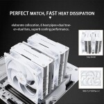 Disipador - Thermalright Peerless Assassin 120 - White - 2 Fans 120mm - AMD AM4/AM5 | Intel LGA 1700/1851 - Imagen 2