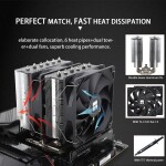 Disipador - Thermalright Peerless Assassin 120 SE - Black - 2 Fans 120mm - AMD AM4/AM5 | Intel LGA 1700/1851 - Imagen 3