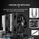 Disipador - Thermalright Phantom Spirit 120 SE - Black - 2 Fans 120mm - AMD AM4/AM5 | Intel LGA 1700/1851 - Imagen 3