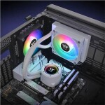 Refrigeración Líquida - Thermaltake TH120 V2 ARGB Snow - White - Radiador 120mm - 1 Fans 120mm - AMD AM4/AM5 | Intel LGA 1700/1851 - Imagen 2