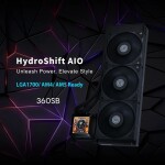 Refrigeración Líquida - Lian Li Hydroshift 360 - Black - Radiador 360mm - 3 Fans 120mm - AMD AM4/AM5 | Intel LGA 1700/1851 - Imagen 2