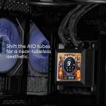 Refrigeración Líquida - Lian Li Hydroshift 360 - Black - Radiador 360mm - 3 Fans 120mm - AMD AM4/AM5 | Intel LGA 1700/1851 - Imagen 3