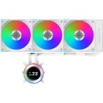 Refrigeración Líquida - Lian Li Hydroshift II-C 360CL - White - Radiador 360mm - 3 Fans 120mm - AMD AM4/AM5 | Intel LGA 1700/1851 - Imagen 2