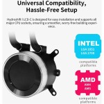 Refrigeración Líquida - Lian Li Hydroshift II-C 360CL - White - Radiador 360mm - 3 Fans 120mm - AMD AM4/AM5 | Intel LGA 1700/1851 - Imagen 6