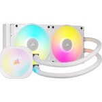 Refrigeración Líquida - Corsair iCUE LINK TITAN 240 RX - White - Radiador 240mm - 2 Fans 120mm - AMD AM4/AM5 | Intel LGA 1700/1851