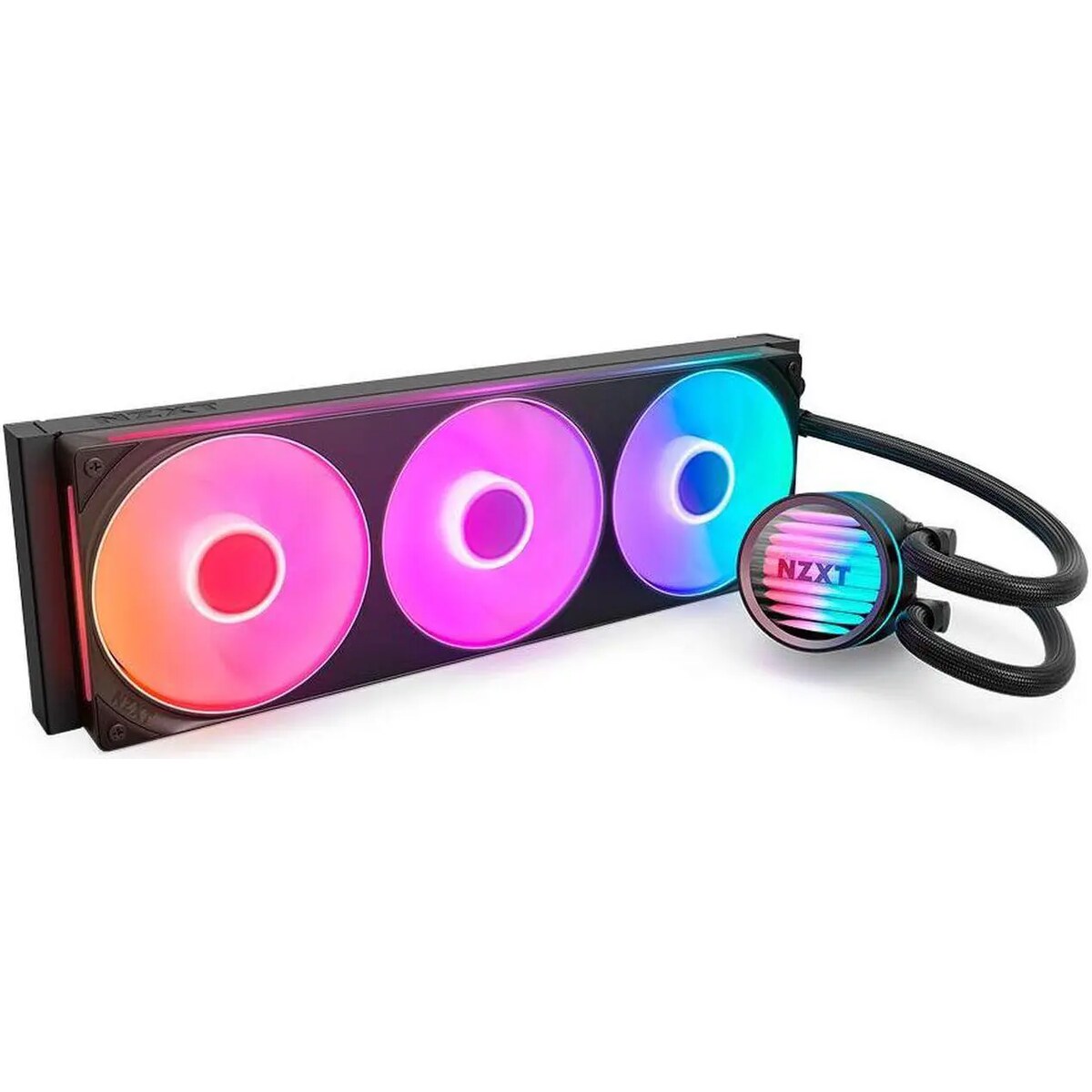 Refrigeración Líquida - NZXT Kraken Core 360 - Black - Radiador 360mm - 3 Fans 120mm - AMD AM4/AM5 | Intel LGA 1700/1851