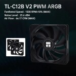 Disipador - Thermalright Phantom Spirit 120 SE - Black - Radiador N/D - 2 Fans 120mm - AMD AM4/AM5 | Intel LGA 1700/1851 - Imagen 4