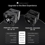 Disipador - Thermalright Peerless Assassin 120 SE V2 - Black - Radiador N/D - 2 Fans 120mm - AMD AM4/AM5 | Intel LGA 1700/1851 - Imagen 7