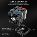 Disipador - Thermalright Peerless Assassin 120 SE V2 - Black - Radiador N/D - 2 Fans 120mm - AMD AM4/AM5 | Intel LGA 1700/1851 - Imagen 5