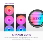 Refrigeración Líquida - NZXT Kraken Core 360 - Black - Radiador 360mm - 3 Fans 120mm - AMD AM4/AM5 | Intel LGA 1700/1851 - Imagen 9