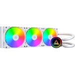 Refrigeración Líquida - MONTECH LightFlow ARGB 360 - White - Radiador 360mm - 3 Fans 120mm - AMD AM4/AM5 | Intel LGA 1700/1851
