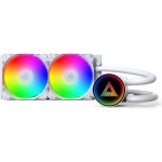 Refrigeración Líquida - MONTECH LightFlow ARGB 240 - White - Radiador 240mm - 2 Fans 120mm - AMD AM4/AM5 | Intel LGA 1700/1851 - Imagen 2