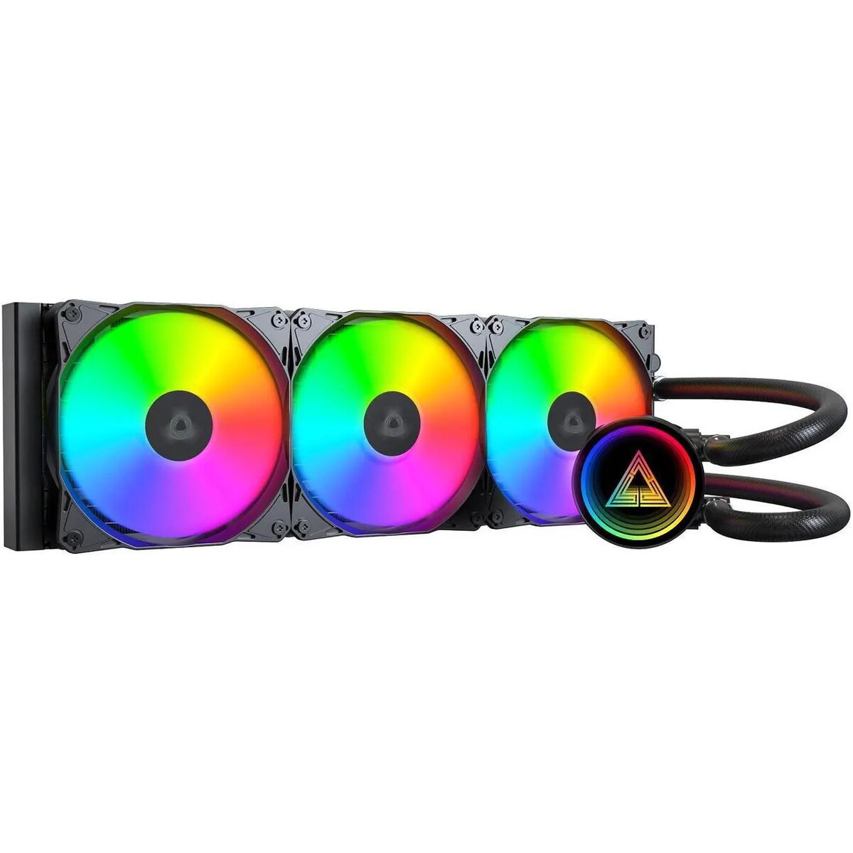 Refrigeración Líquida - MONTECH LightFlow ARGB 360 - Black - Radiador 360mm - 3 Fans 120mm - AMD AM4/AM5 | Intel LGA 1700/1851