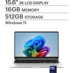 Samsung Galaxy Book5 15.6" FHD –  Intel Core Ultra 7 255U – 16GB LPDDR4X – 512GB SSD