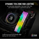 Memoria RAM Corsair Vengeance RGB 16GB (2 x 8GB) 288-Pin DDR5 5200 Mhz CL40 - Imagen 5