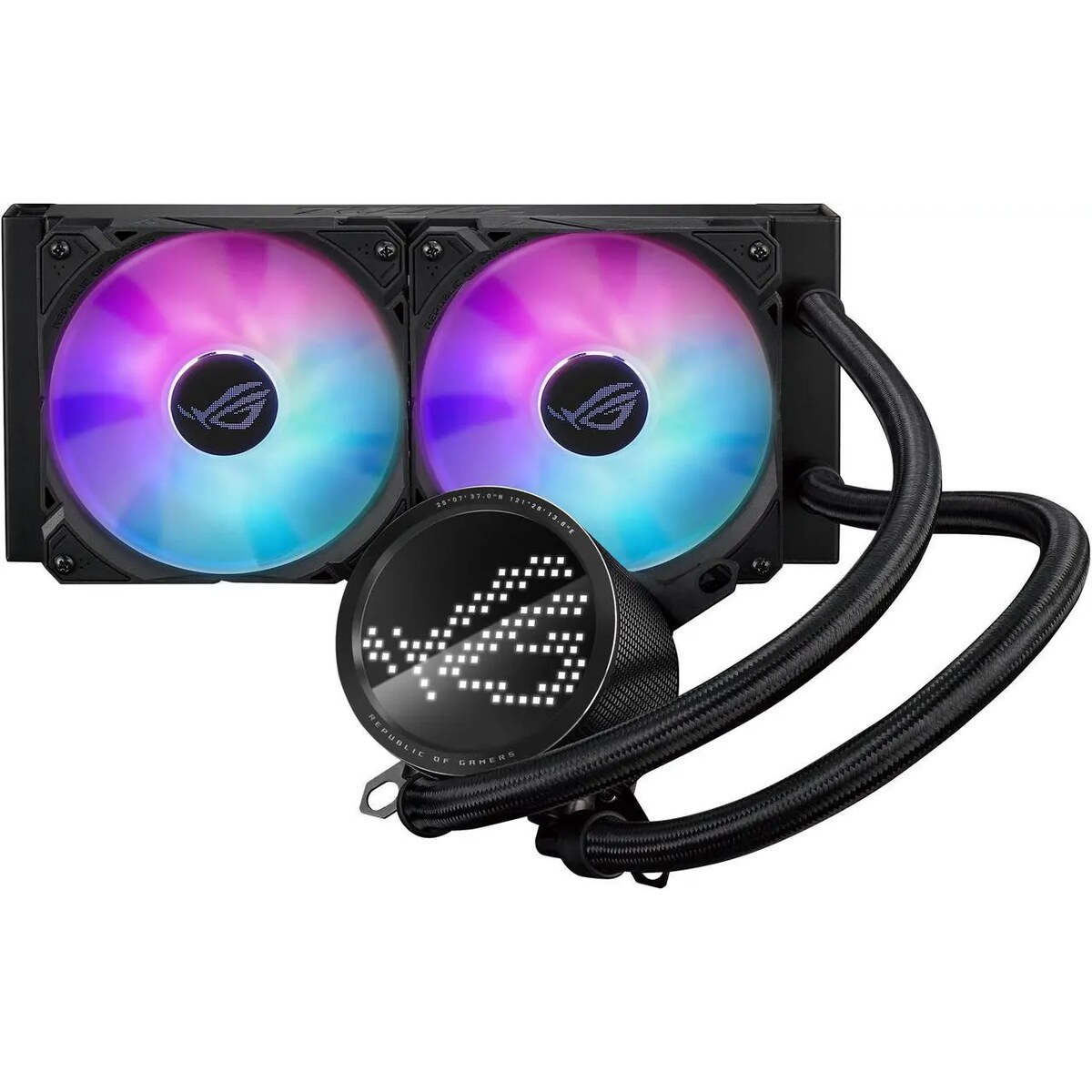 Refrigeración Líquida - ASUS ROG RYUO III 240 - Black - Radiador 240mm - 2 Fans 120mm - AMD AM4/AM5 | Intel LGA 1700/1851