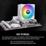Disipador - Thermaltake UX200 SE - White - Radiador N/D - 1 Fan 120mm - AMD AM4/AM5 | Intel LGA 1700/1851 - Imagen 5