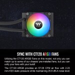 Refrigeración Líquida - Thermaltake TH120 ARGB Sync V2 - Black - Radiador 120mm - 1 Fans 120mm - AMD AM4/AM5 | Intel LGA 1700/1851 - Imagen 5