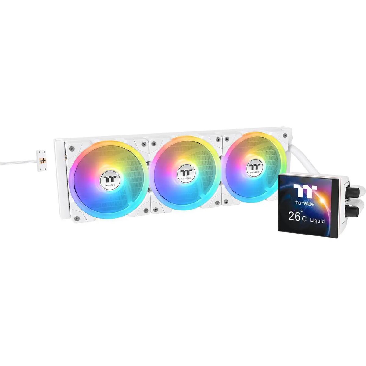 Refrigeración Líquida - Thermaltake MAGFloe 360 Ultra - White - Radiador 360mm - 3 Fans 120mm - AMD AM4/AM5 | Intel LGA 1700/1851