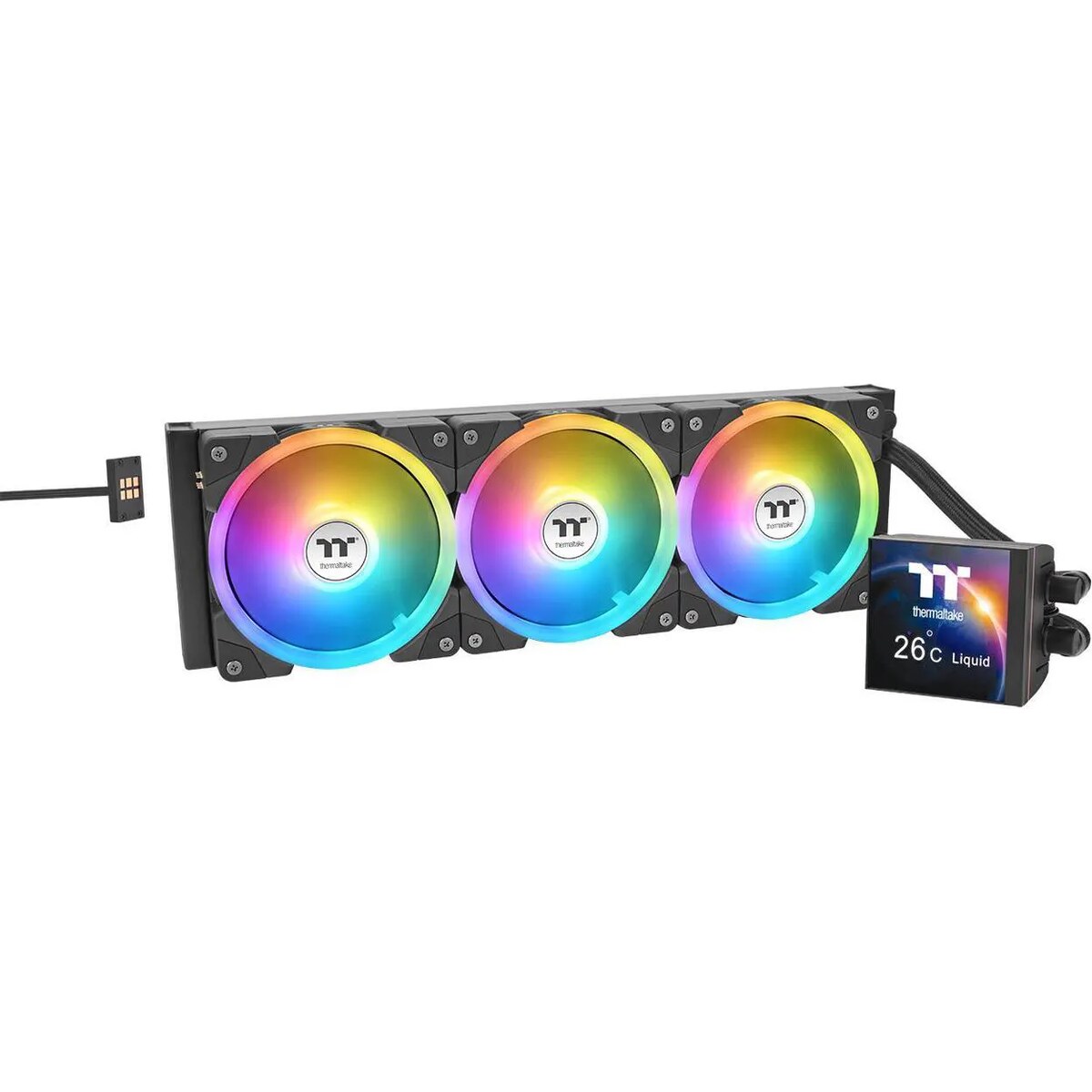 Refrigeración Líquida - Thermaltake MAGFloe 420 Ultra - Black - Radiador 420mm - 3 Fans 140mm - AMD AM4/AM5 | Intel LGA 1700/1851