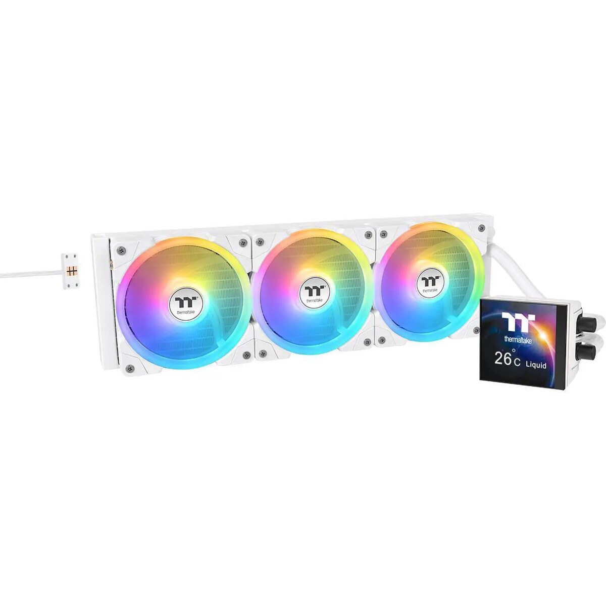Refrigeración Líquida - Thermaltake MAGFloe 420 Ultra - White - Radiador 420mm - 3 Fans 140mm - AMD AM4/AM5 | Intel LGA 1700/1851