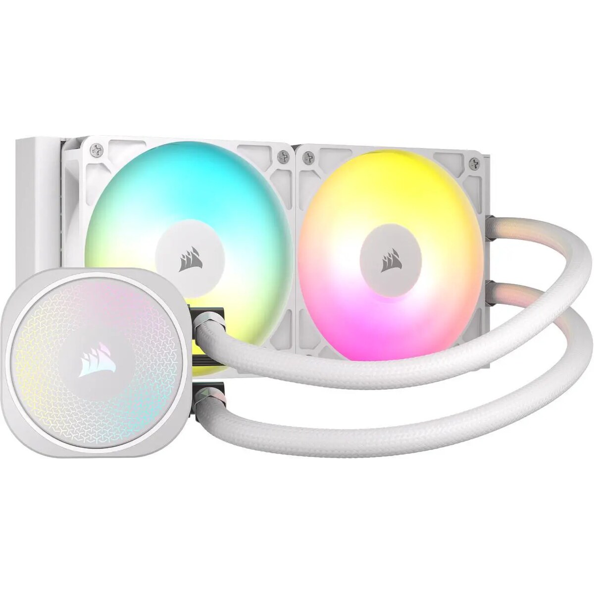 Refrigeración Líquida - Corsair Nautilus 240 RS - White - Radiador 240mm - 2 Fans 120mm - AMD AM4/AM5 | Intel LGA 1700/1851