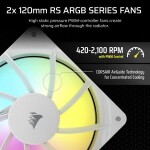 Refrigeración Líquida - Corsair Nautilus 240 RS - White - Radiador 240mm - 2 Fans 120mm - AMD AM4/AM5 | Intel LGA 1700/1851 - Imagen 3