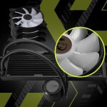 Refrigeración Líquida - MSI MAG CoreLiquid E360 - Black - Radiador 360mm - 3 Fans 120mm - AMD AM4/AM5 | Intel LGA 1700/1851 - Imagen 11