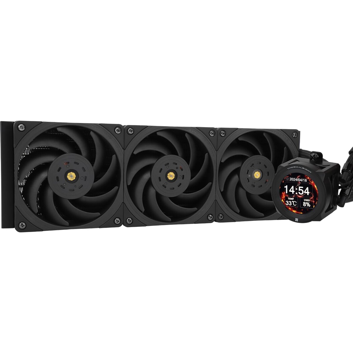 Refrigeración Líquida - Thermalright CORE Vision 360 - Black - Radiador 360mm - 3 Fans 120mm - AMD AM5 | Intel LGA 1700/1851