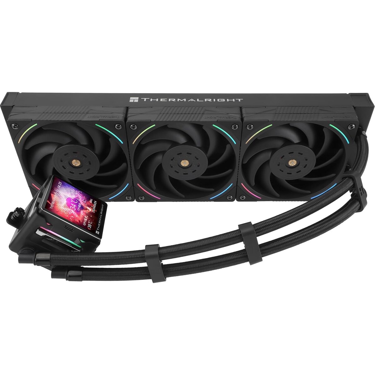 61xA2JhzdJL._SL1500__square Refrigeración Líquida - Thermalright Elite Vision 360 - Black - Radiador 360mm - 3 Fans 120mm - AMD AM4/AM5 | Intel LGA 1700/1851 - Imagen 1