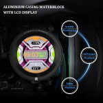 Refrigeración Líquida - Thermalright CORE Vision 360 - Black - Radiador 360mm - 3 Fans 120mm - AMD AM5 | Intel LGA 1700/1851 - Imagen 4