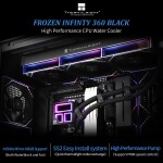 Refrigeración Líquida - Thermalright Frozen Infinity 360 - Black - Radiador 360mm - 3 Fans 120mm - AMD AM4/AM5 | Intel LGA 1700/1851 - Imagen 2