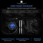 Refrigeración Líquida - Thermalright CORE Vision 360 - Black - Radiador 360mm - 3 Fans 120mm - AMD AM5 | Intel LGA 1700/1851 - Imagen 2