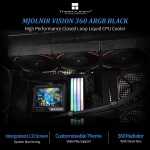 Refrigeración Líquida - Thermalright Mjolnir Vision 360 - Black - Radiador 360mm - 3 Fans 120mm - AMD AM4/AM5 | Intel LGA 1700/1851 - Imagen 2