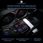 Refrigeración Líquida - Thermalright Hyper Vision 360 - Black - Radiador 360mm - 3 Fans 120mm - AMD AM4/AM5 | Intel LGA 1700/1851 - Imagen 3