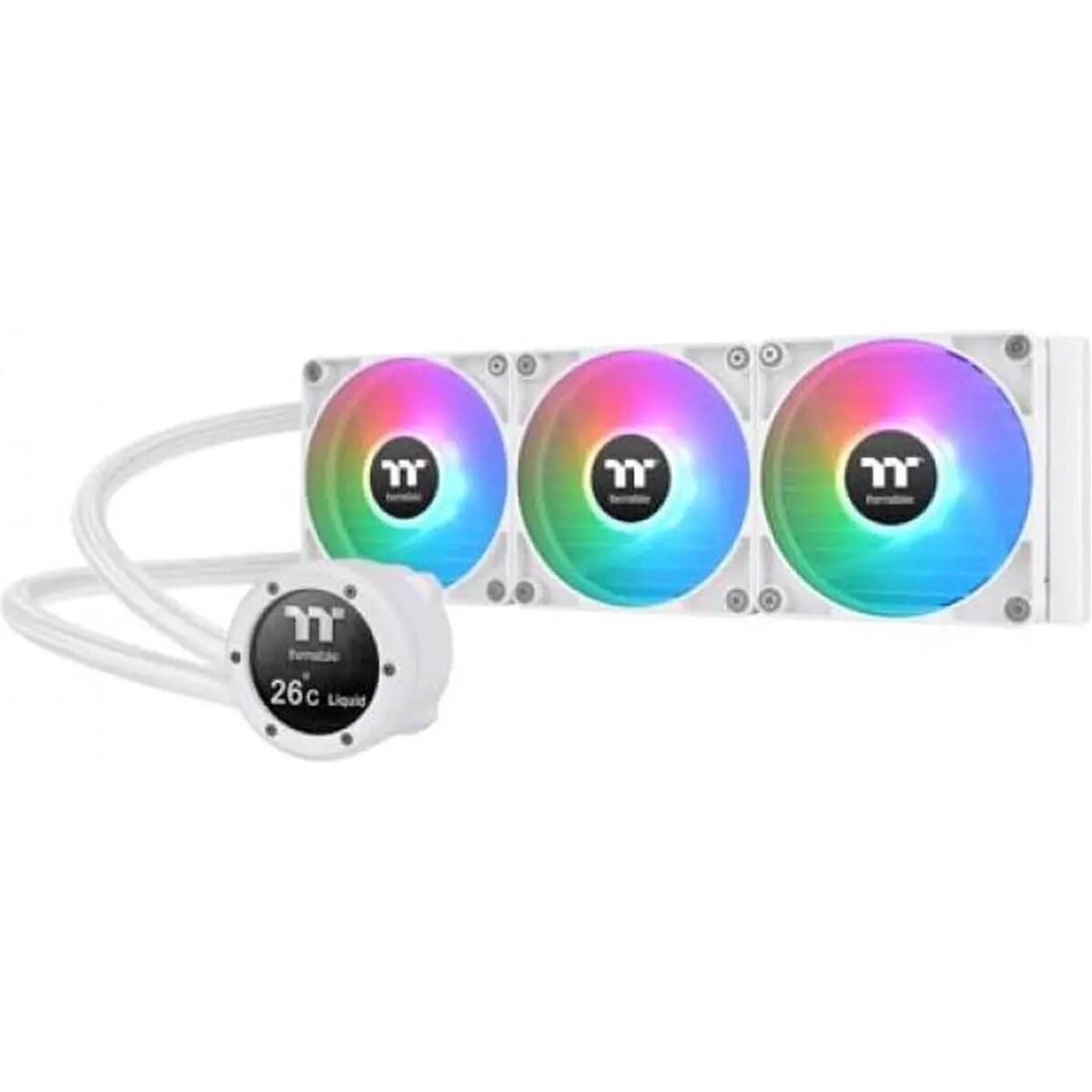 Refrigeración Líquida - Thermaltake TH360 V2 Ultra - White - Radiador 360mm - 3 Fans 120mm - AMD AM4/AM5 | Intel LGA 1700/1851
