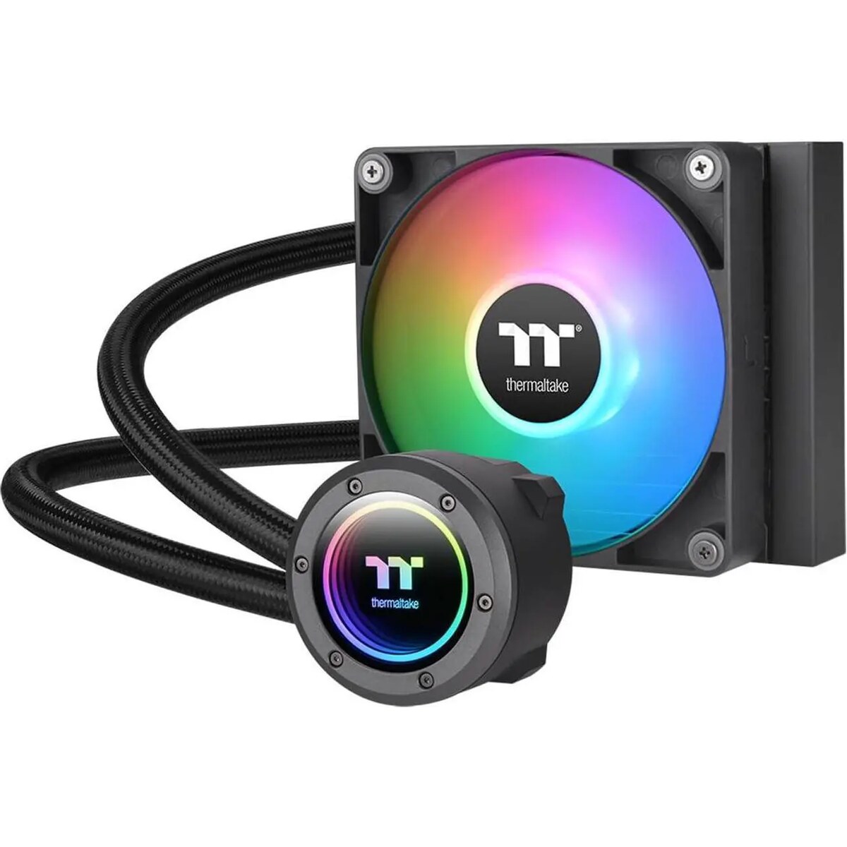 Refrigeración Líquida - Thermaltake TH120 ARGB Sync V2 - Black - Radiador 120mm - 1 Fans 120mm - AMD AM4/AM5 | Intel LGA 1700/1851