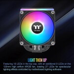 Disipador - Thermaltake ASTRIA 400 - Black - Radiador N/D - 1 Fan 120mm - AMD AM4/AM5 | Intel LGA 1700/1851 - Imagen 4