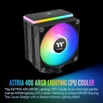 Disipador - Thermaltake ASTRIA 400 - Black - Radiador N/D - 1 Fan 120mm - AMD AM4/AM5 | Intel LGA 1700/1851 - Imagen 2