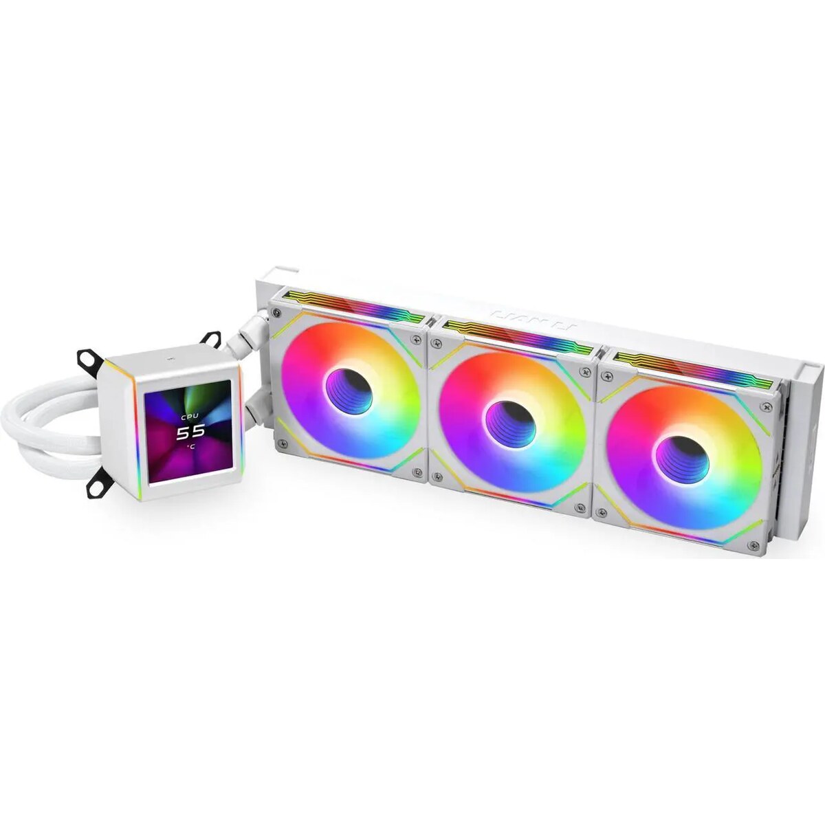 Refrigeración Líquida - Lian Li Galahad II LCD SL-INF 360 - White - Radiador 360mm - 3 Fans 120mm - AMD AM4/AM5 | Intel LGA 1700/1851