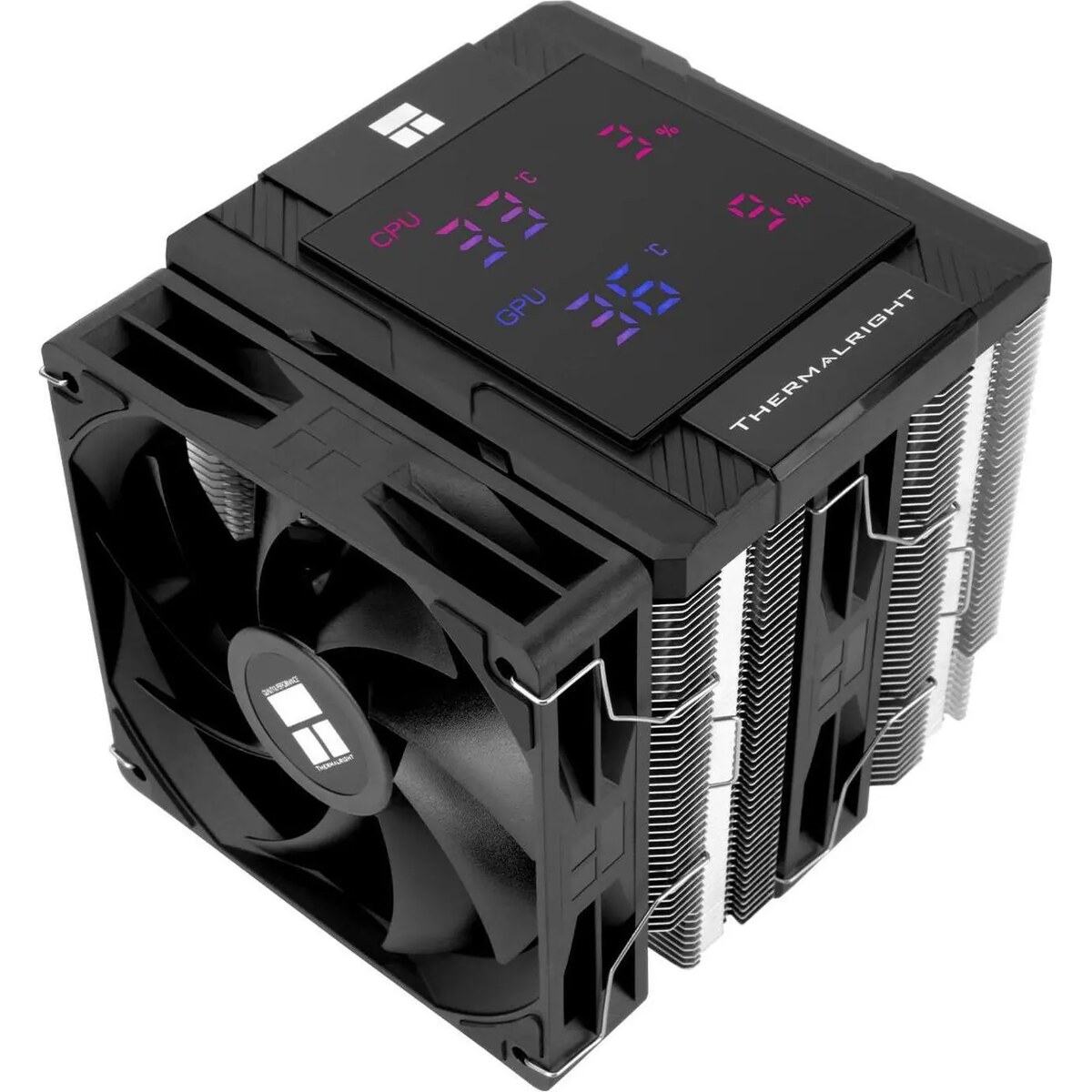 Disipador - Thermalright Peerless Assassin 120 Digital - Black - Radiador N/D - 2 Fans 120mm - AMD AM4/AM5 | Intel LGA 1700/1851