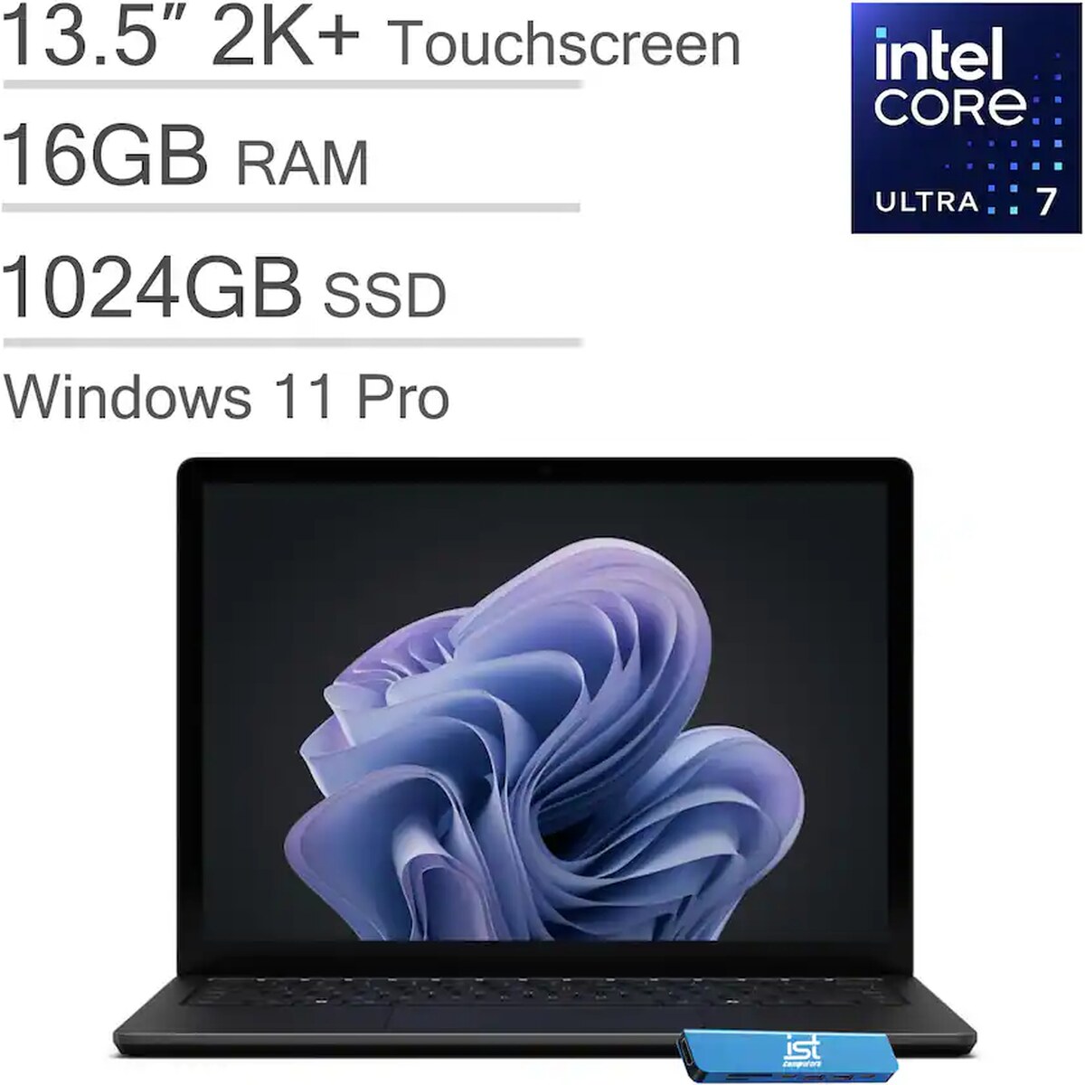 Microsoft Surface 6 Laptop 13.5" Touchscreen  –  Intel Core Ultra 7 165H  – 16GB DDR5 – 1TB SSD